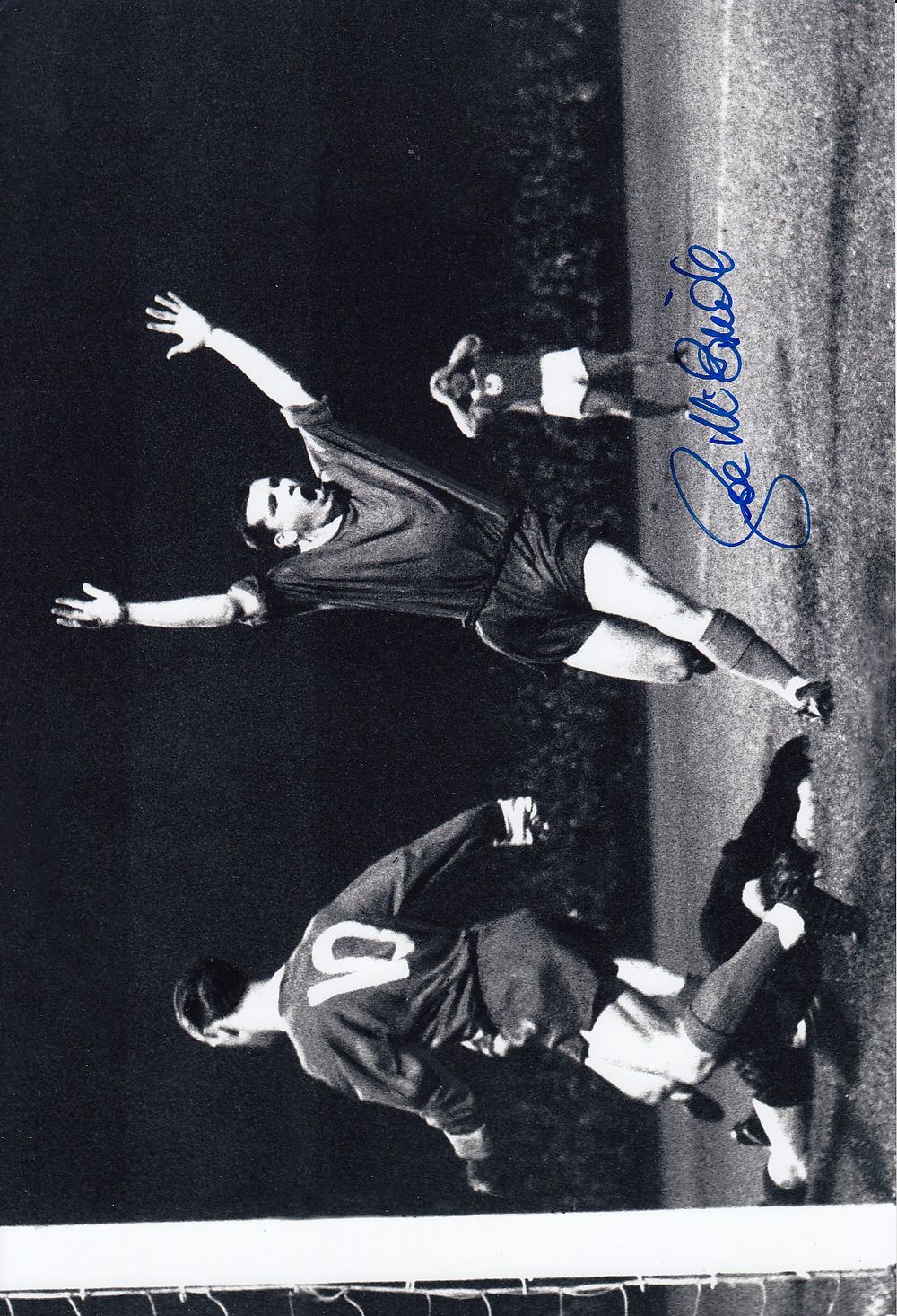 Lot 575: Autographed JOE McBRIDE 12 x 8 Photograph :...