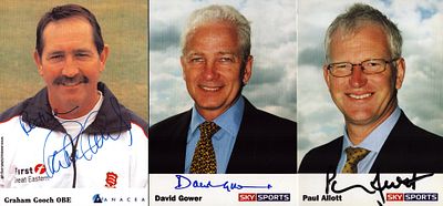 Cricket 6x4inch signed photo collection including Graham Gooch and others