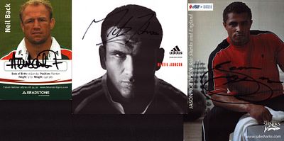 Rugby union Signed photo collection including Neil Back Martin Johnson and Jason robinson