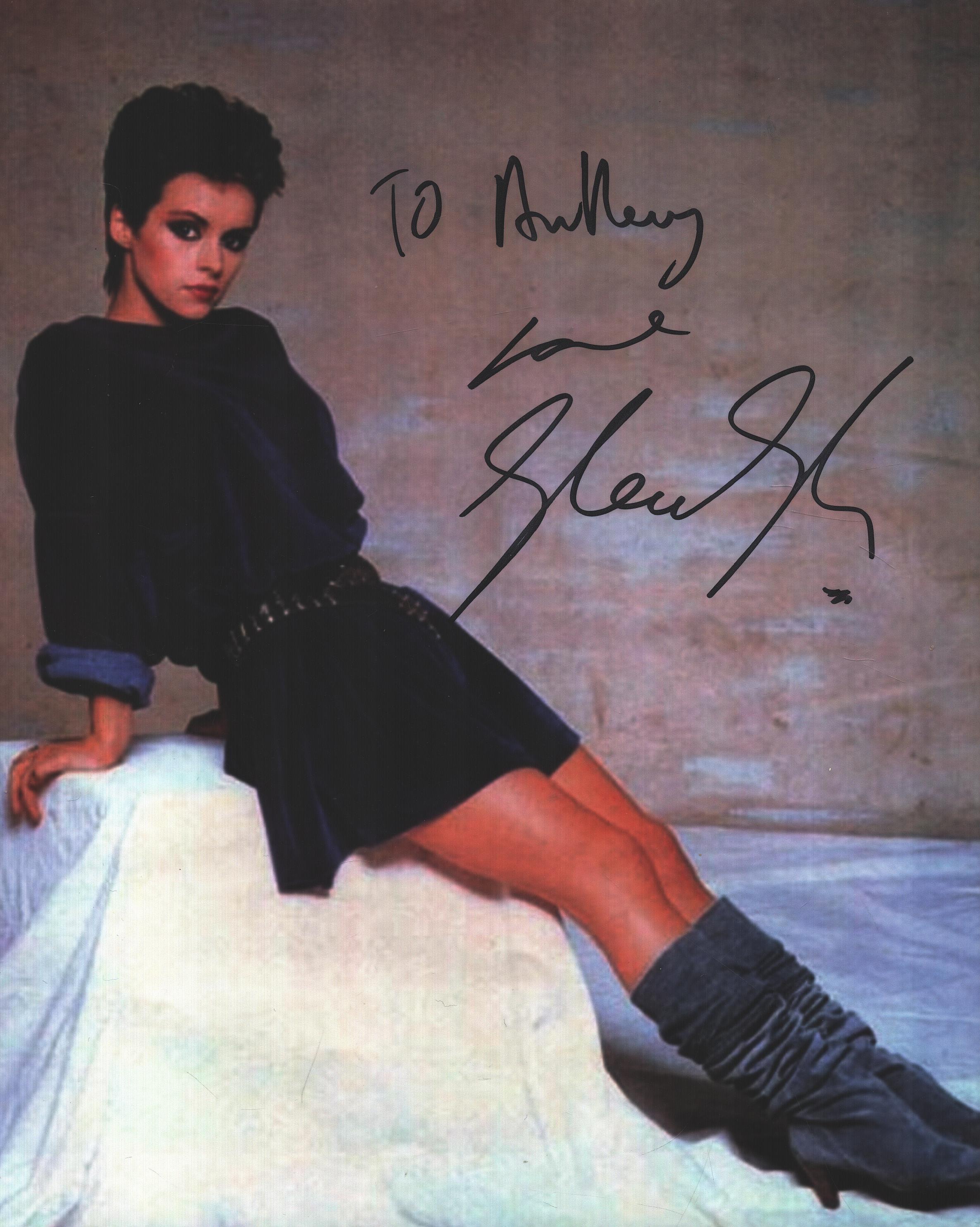 Sheena Easton signed 10x8inch colour photo