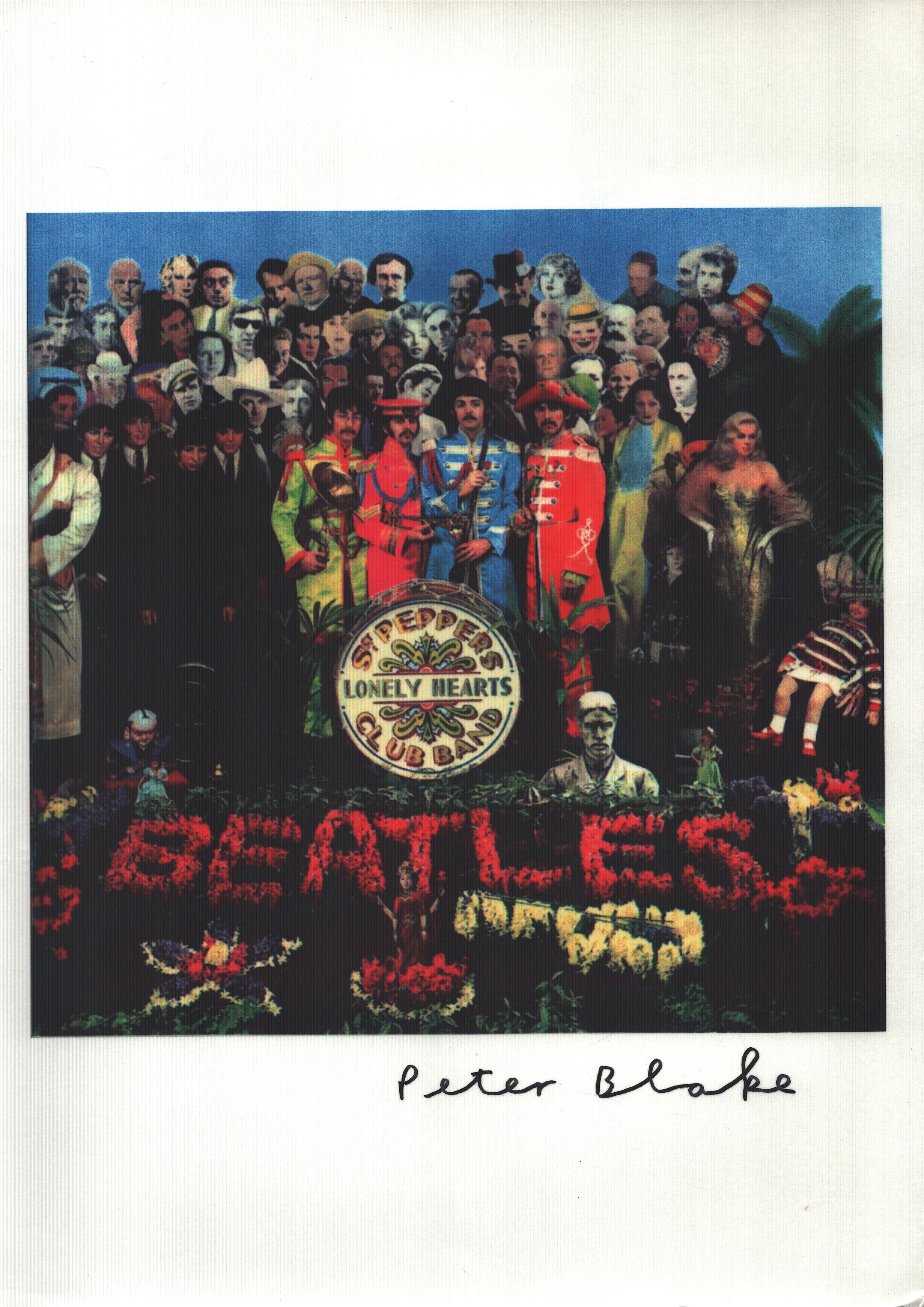 Peter Blake signed 12x8inch colour photo