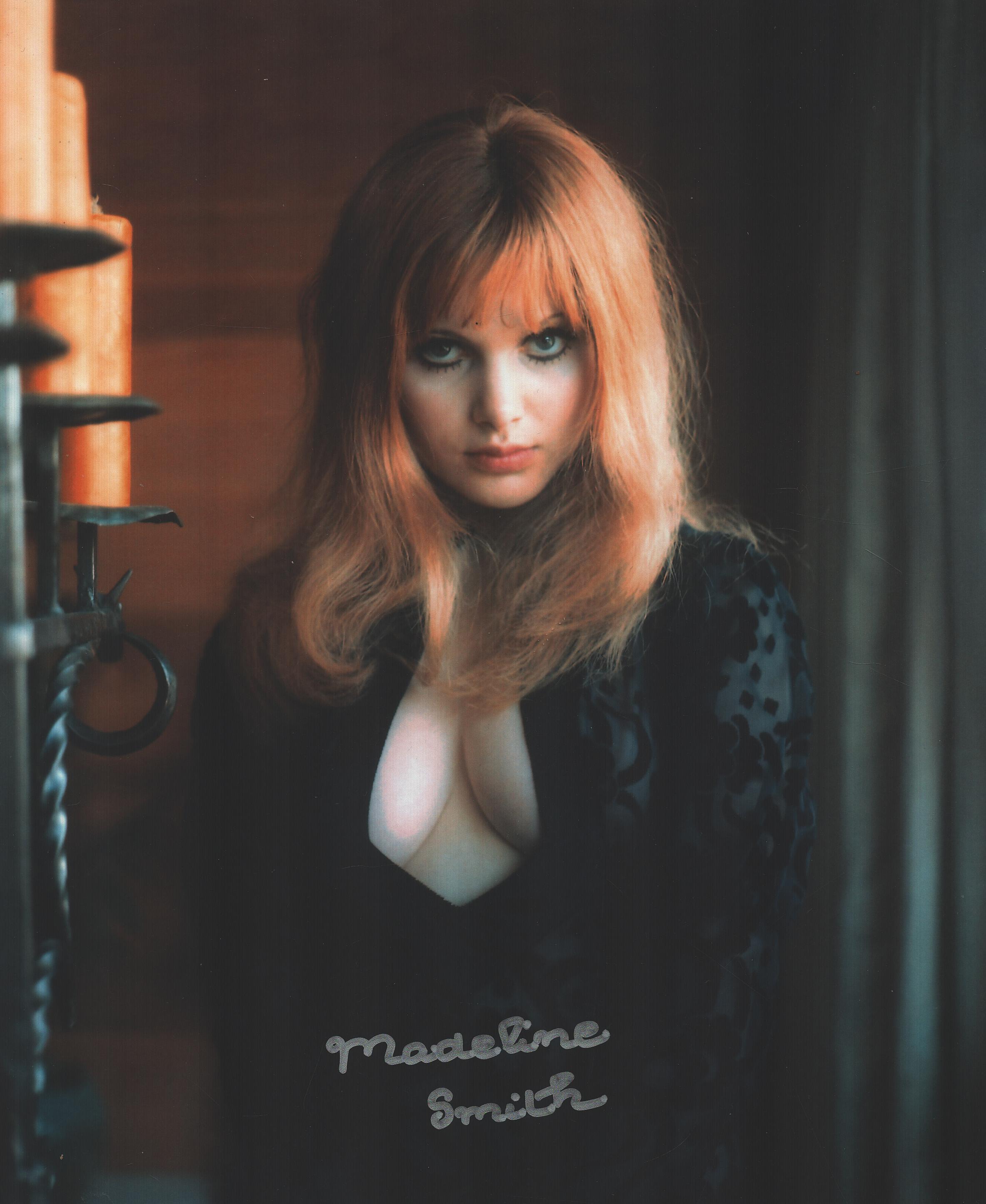 Madeline Smith signed 10x8inch colour photo