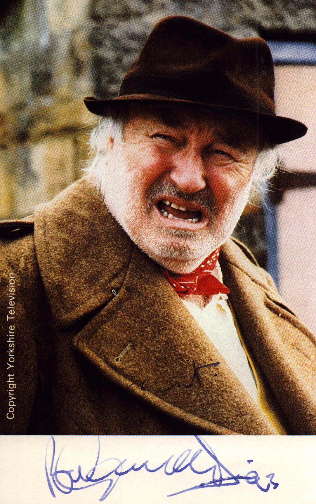 BILL MAYNARD (1928-2018) Actor signed Greengrass Photo