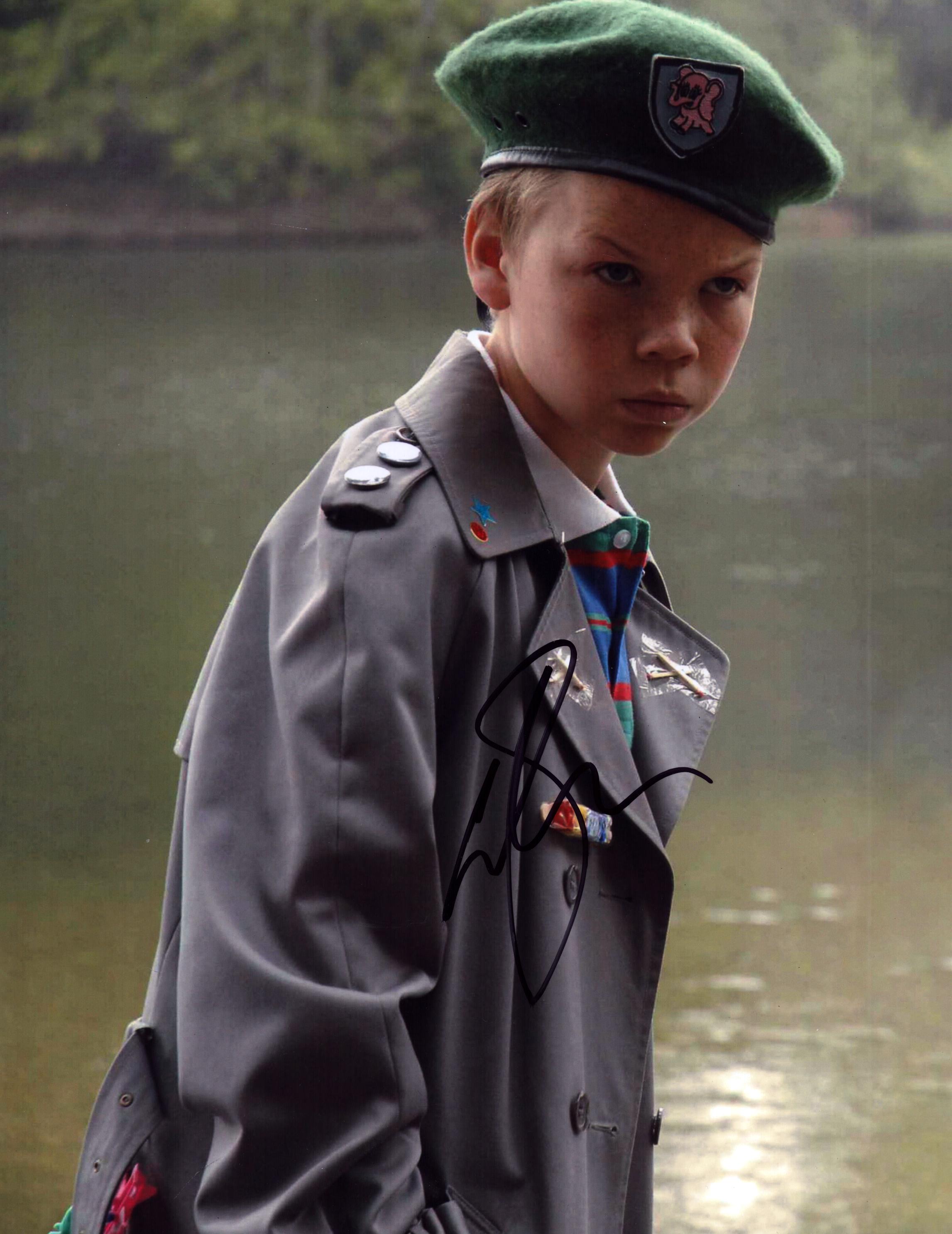 WILL POULTER Actor signed Son of Rambow 8x10 Photo
