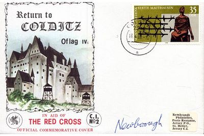 Michael Wynn, 7th Baron Newborough signed Return to Colditz in Aid of The Red Cross FDC PM 