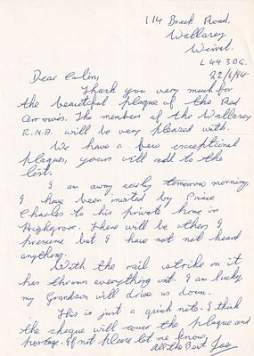 George Cross autographed Letter Signed by Joe ( Lynch ) Won his George Cross l in 1948. Sea 