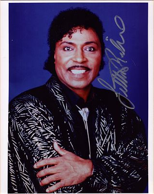 Little Richard singed 10x8 colour photo, mounted.