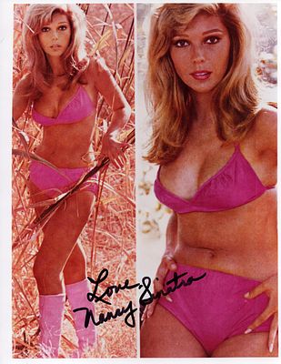Nancy Sinatra signed 10x8 colour photo.