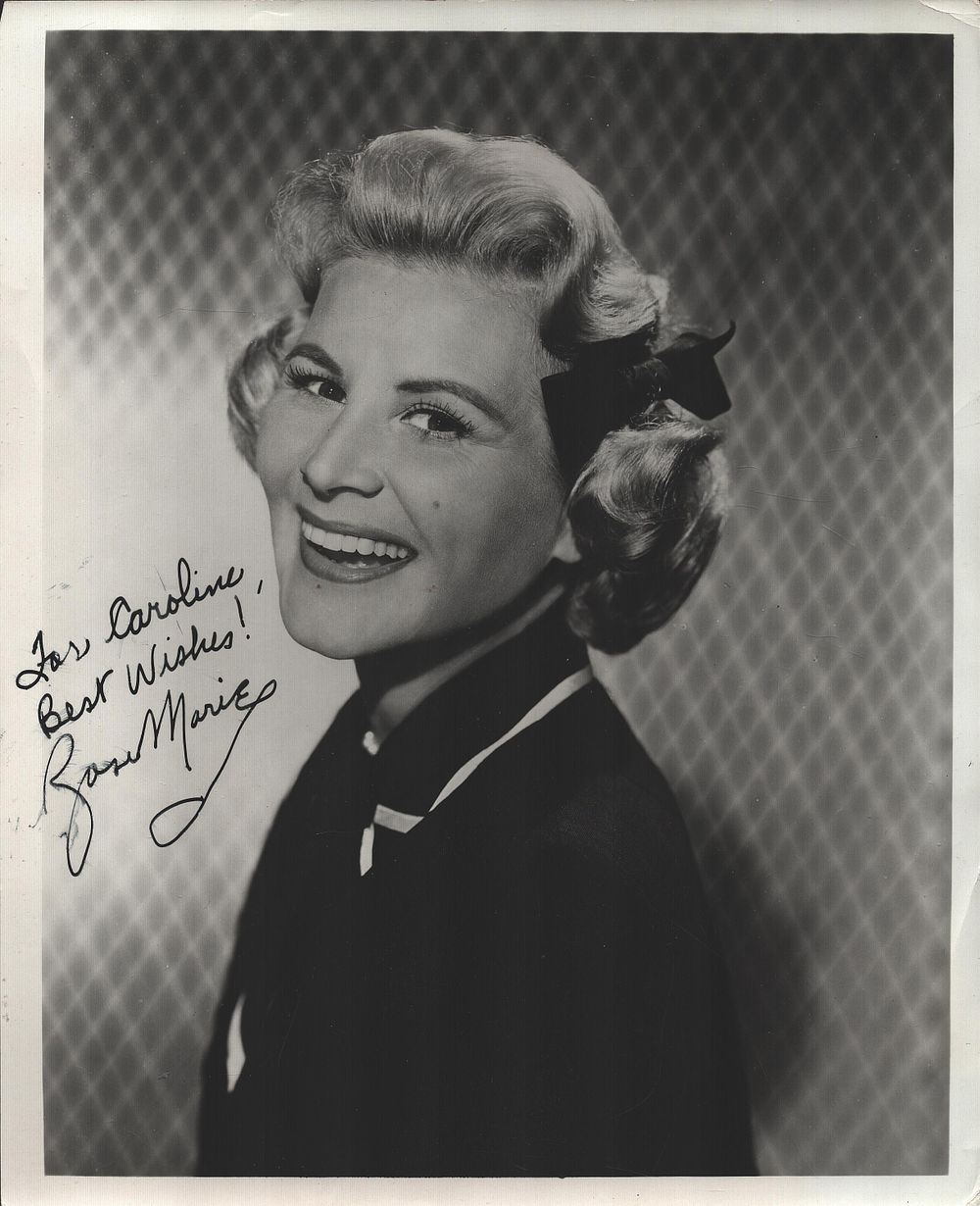 Lot 286: Rosemarie signed 10 by 8 inch black and...