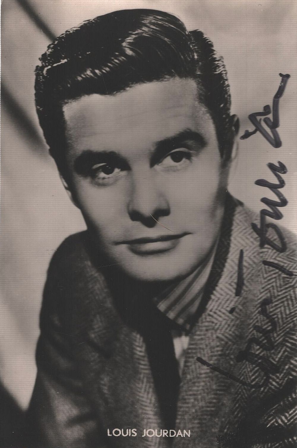 Lot 354: LOUIS JORDAN (1921-2015) Actor Signed vintage Photo
