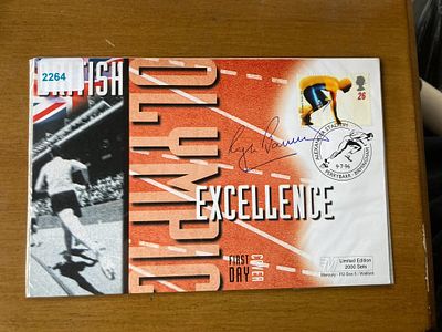 4 Min Mile runner Roger Banister signed on 1996 Mercury Olympic Excellence FDC. Good condition Est.