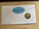 1984 Space Shuttle STS41g Space Medal Cover containing a unique medal including metal that has Image - 1