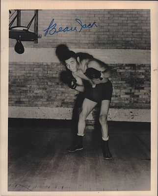 Beau jack signed 10X8 inch black and white photo