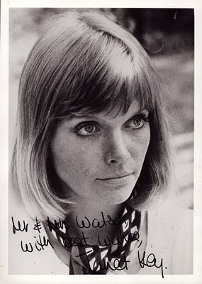 Janet Key Signed 6X4 inch black and white photo