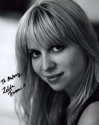 Zelda Tinska signed 10X8 inch colour Photo