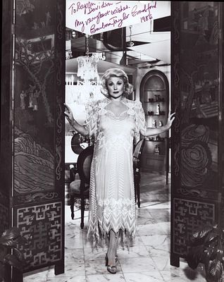 Barbara Taylor Bradford Signed 10X8 inch black and white photo dedicated