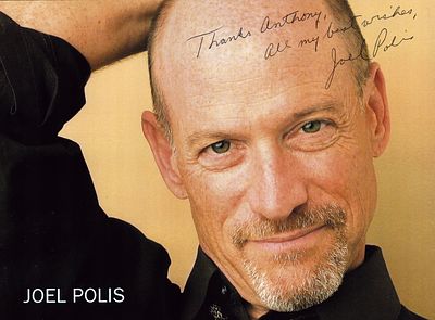 Joel Polis signed 10X8 inch colour photo dedicated