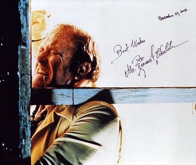 M Emmett Walsh signed, 10 by 8 inch colour