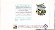 Rare Pondlife official FDC Cat &pound;30 Battle of Britain Memorial Day Special Postmark on Full Set Image - 1