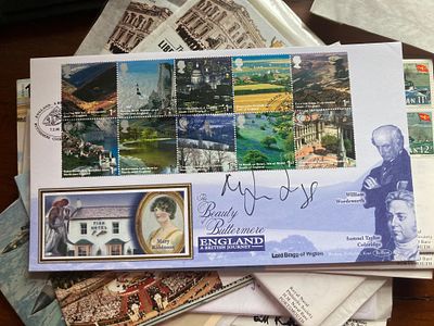 Melvin Bragg signed 2006 official Benham England FDC . Good condition Est.