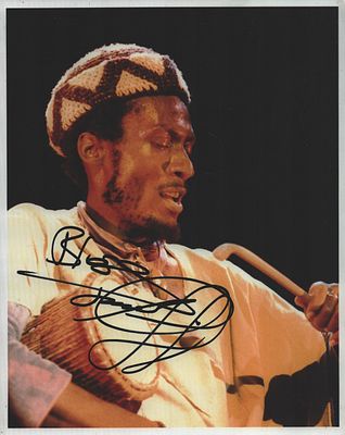 Jimmy Cliff signed 10X8 inch colour photo.