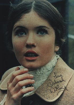 Deborah Watling signed eight by 6-inch colour photo.