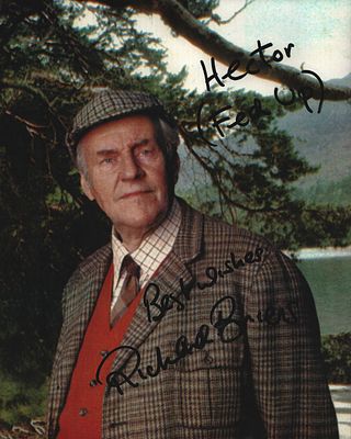 Richard Briers signed 10 by 8-inch colour photo Race can't go any other than that.