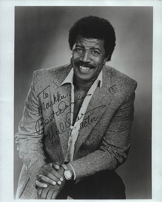 Hal Williams signed 10 by 8 inch black and white photo Dedicated.