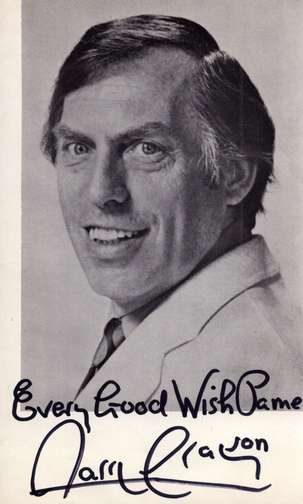 Larry Grayson signed 6x4 inch black and white.