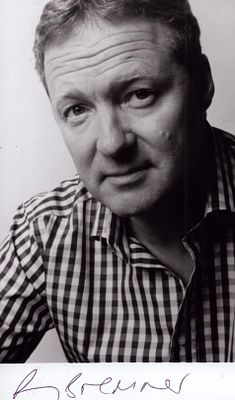 Rory Bremner signed six by 4 inch black and white photo.