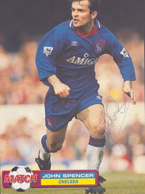 John Spencer Signed 12X8 Inch Colour Magazine photo.