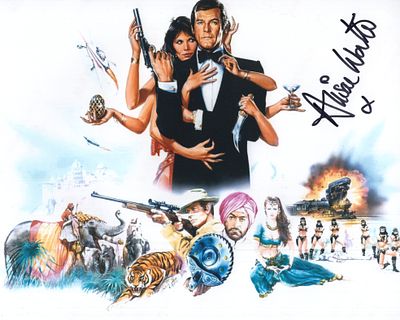007 James Bond movie Octopussy 8x10 photo signed by actress Alison Worth