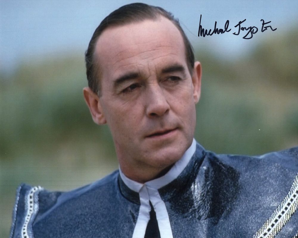 Doctor Who 8x10 photo signed by the late Michael Jayston as The Valeyard