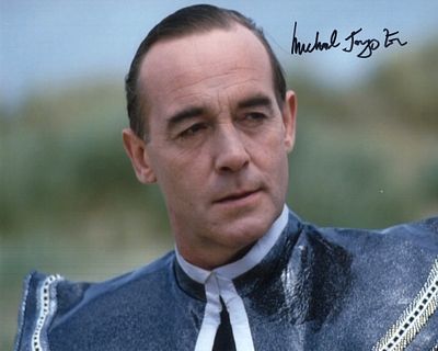Doctor Who 8x10 photo signed by the late Michael Jayston as The Valeyard