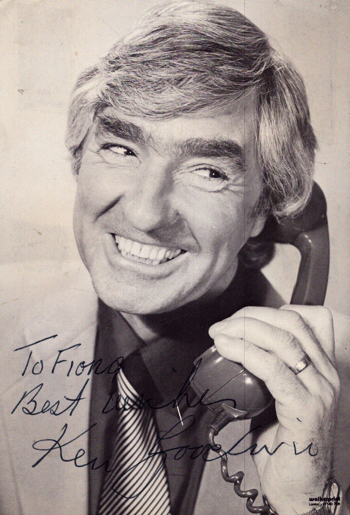 Ken Goodwin signed 6x4 inch black and white photo dedicated