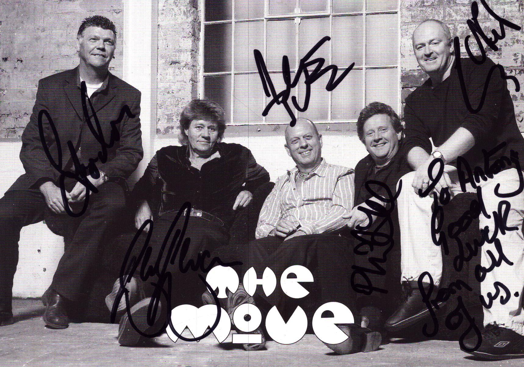 The move signed 6x4 inch black and white photo