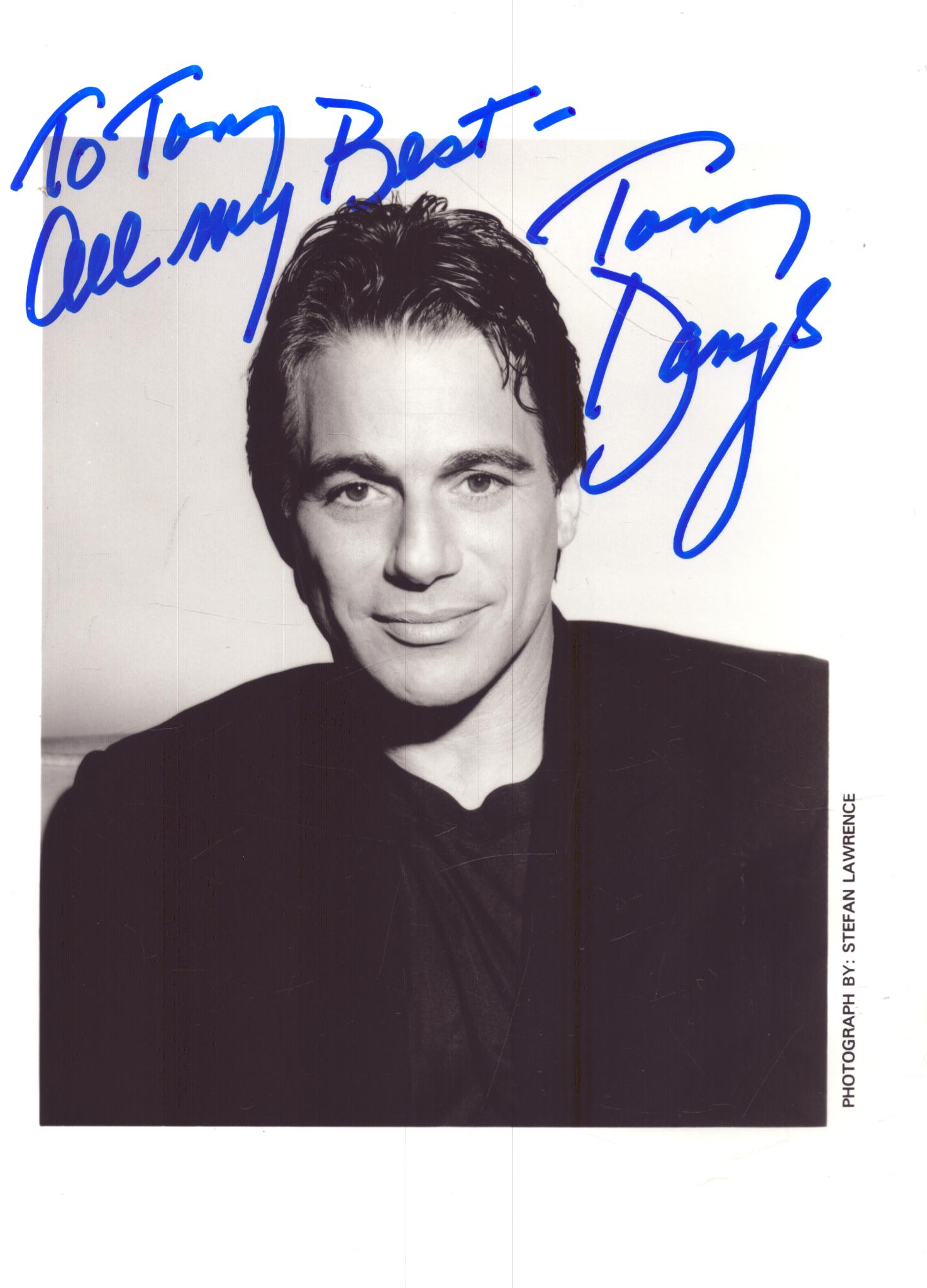 Tony darys 7x5 inch black and white photo dedicated