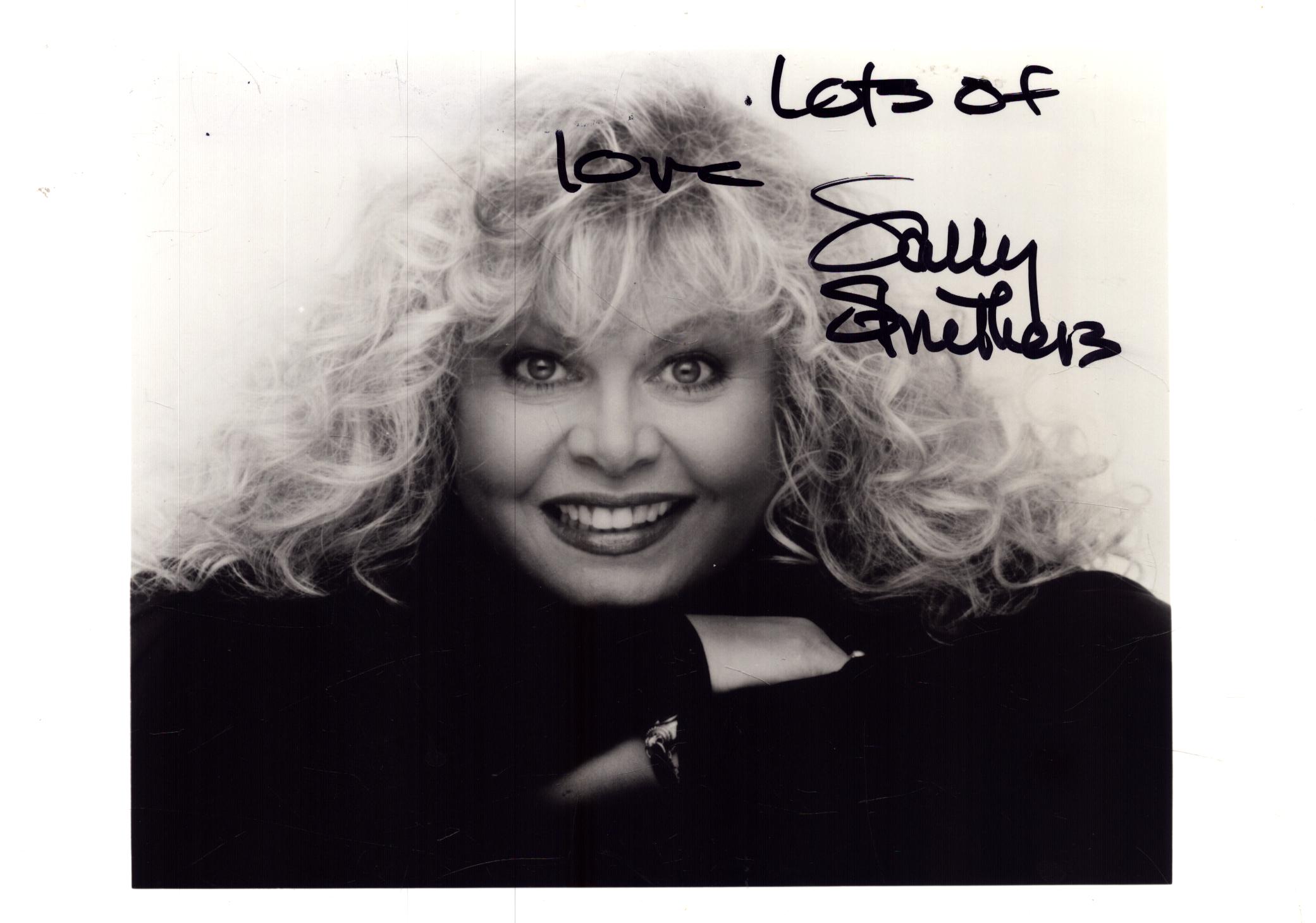 .Sally Smithers signed 7X5 inch black and white photo