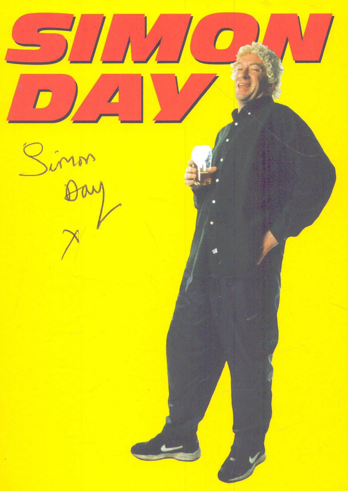 Simon Day Sign 6X4 inch colour photo