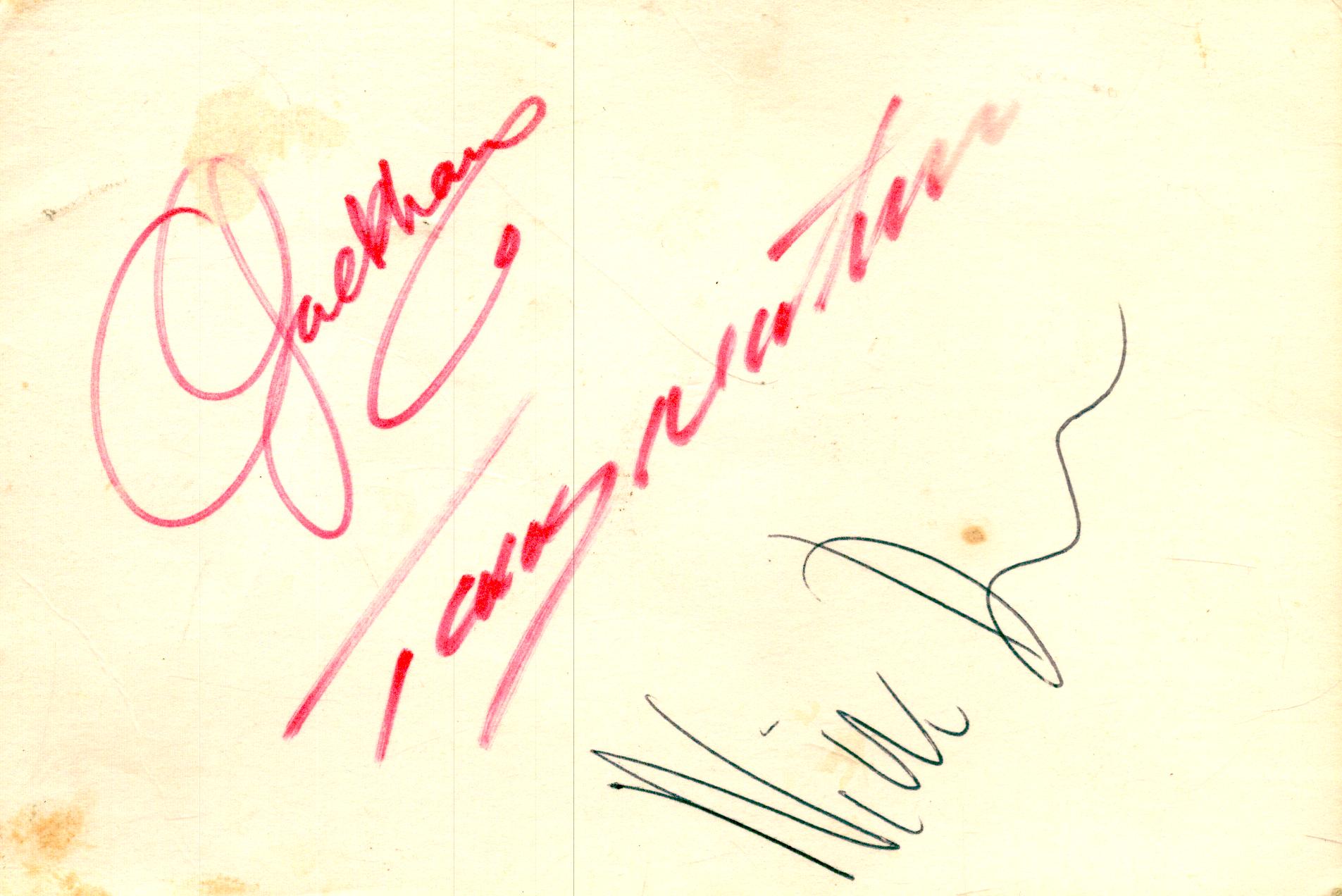 Terry Nutkins signed 6x4 inch colour photo