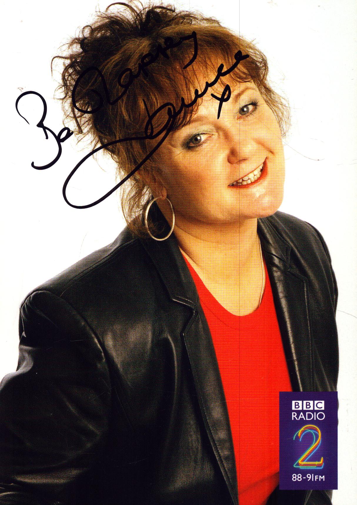 Janice Long signed 6x4 inch colour photo