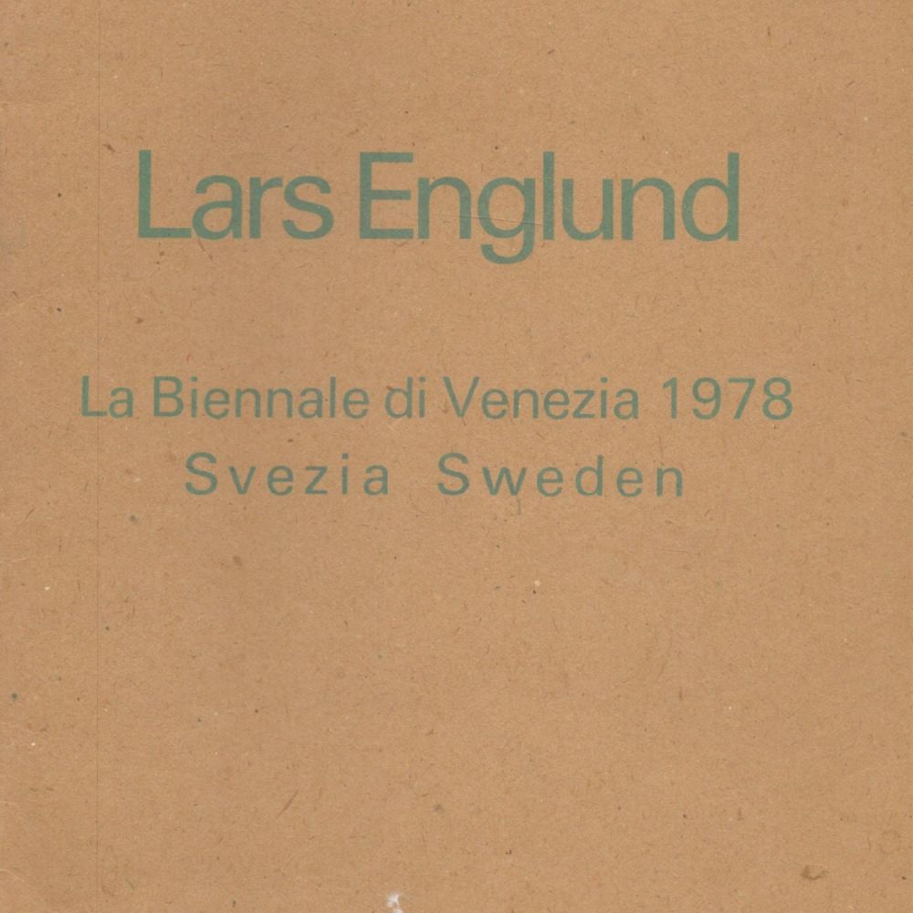 Lot 371: Lars Englund La Biennale di Venezia 1978 Svezia...