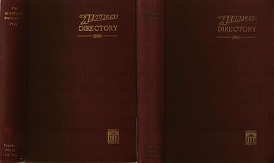 The Aeroplane Directory 1955/1956. Publisher: Temple Press.