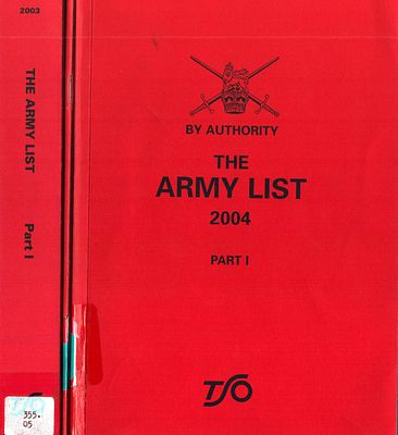 The Army List Part 1&2 2003, Part 1 2004 paperback, collection of 3 books.