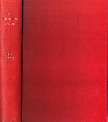 The Aeronautical Journal, VOL 73 Jan-Dec 1969, Hardback.
