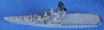 Leningrad 256 warship metal model 6x2 inch Approx.