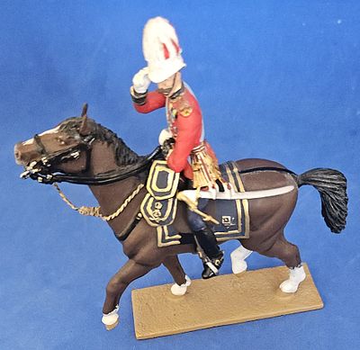 Lord Kitchener Mounted figure-22002 Metal Matte Finish. Delhi Durbar. (W. Britain Collectors 