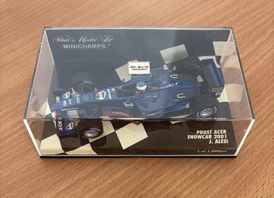 Minichamps 430, Prost ACER Showcar 2001, J. Alesi. 1 of 1,800. 1:43.