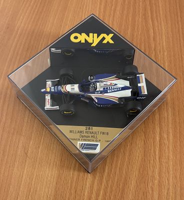 Onyx 281, Williams Renault FW18, Damon Hill, Winner French G.P. 1996. 1:43.