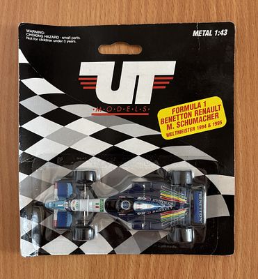 UT Models, Benetton Renault, M. Schumacher. 1:43.